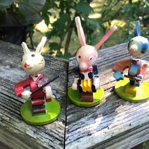 Vintage Japan “Nodders” 3 Musicians